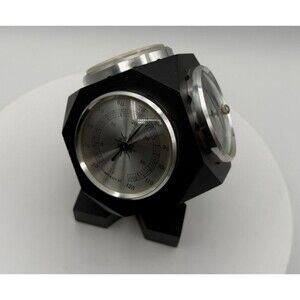 Vintage Devon 1970's Black Geometric Rotating Weather Station